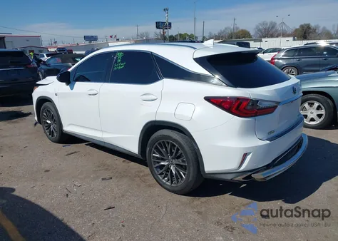 2016 Lexus Rx 350 F Sport z USA, uszkodzony, nr VIN 2T2BZMCA3GC018546